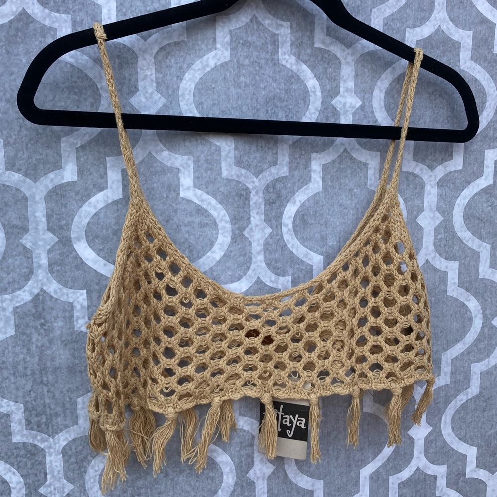 Pitaya crochet bikini top